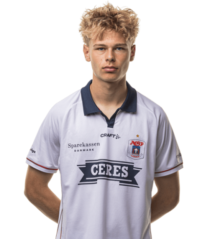 Officielt AGF spillertrup-foto af Frederik Emmery sæsonen 2025/26