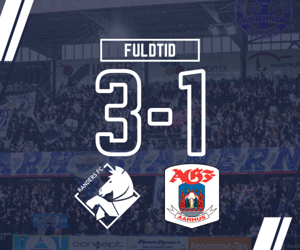 Randers FC slår AGF 3-1.