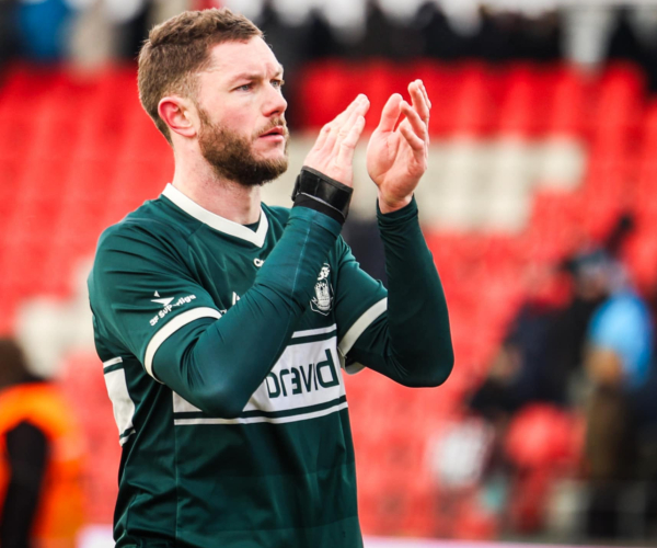 Henrik Dalsgaard i tredjetrøjen imod FC Fredericia.