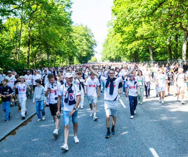 AGF fanmarch ankommer til Ceres Park