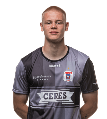 Officielt AGF spillertrup-foto af Jonathan Hutters sæsonen 2025/26