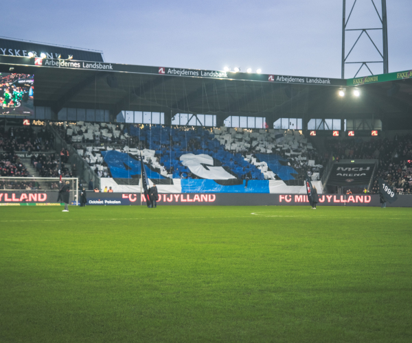 AGF-tifo på MCH Arena.
