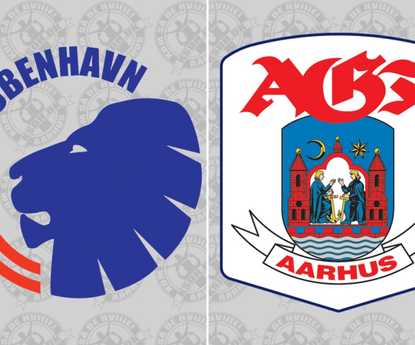FC København vs AGF logoer