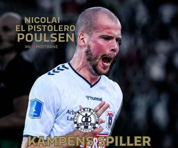 Nicolai Poulsen er KSDH's Man of the Match.