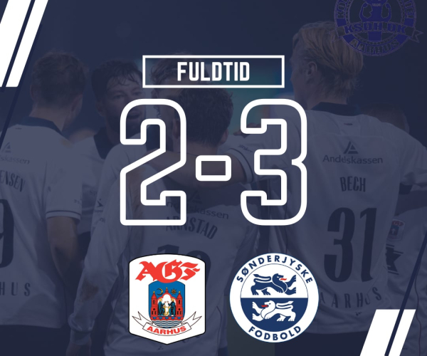 AGF taber 2-3 til Sønderjyske.