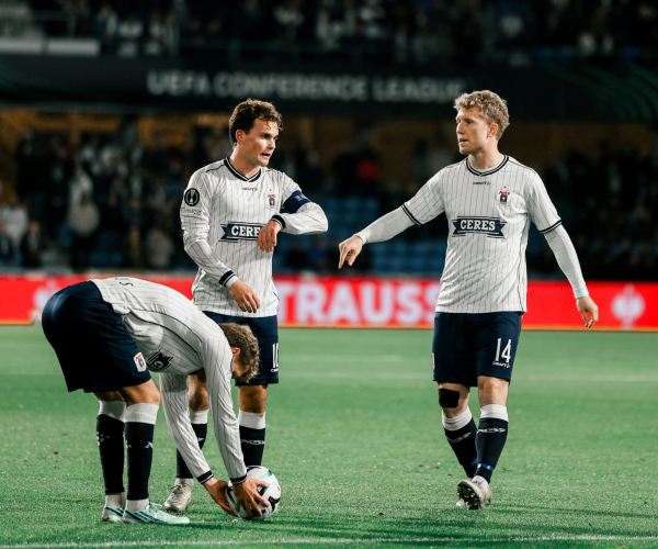 Sebastian Jørgensen, Kristian Arnstad og Tobias Mølgaard på Cepheus Park.