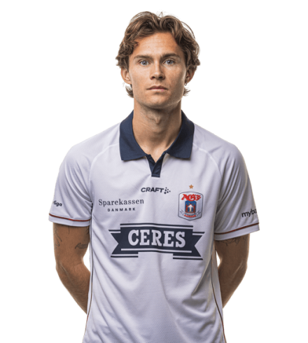 Officielt AGF spillertrup-foto af Markus Solbakken sæsonen 2025/26