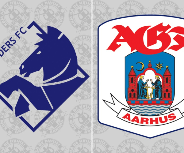 Randers vs AGF logoer