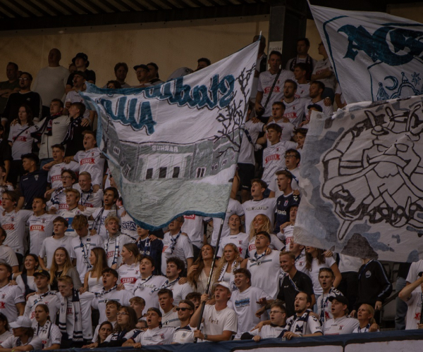 AGF fans på Ceres Park i Aarhus