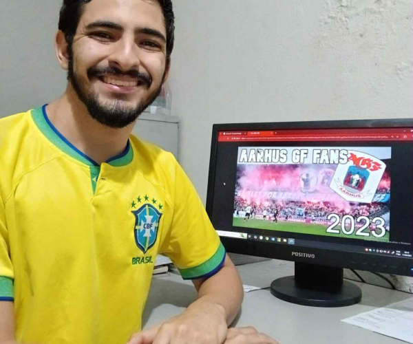 João Vitor Rocha Pinheiro Lima er brasiliansk AGF-fan.