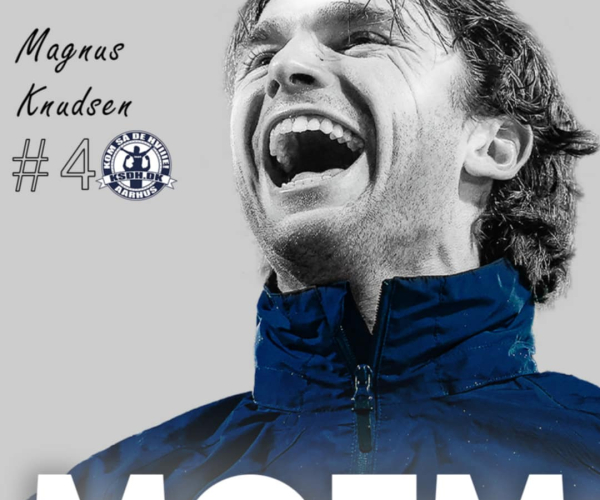 Magnus Knudsen er KSDH's Kampens Spiller.