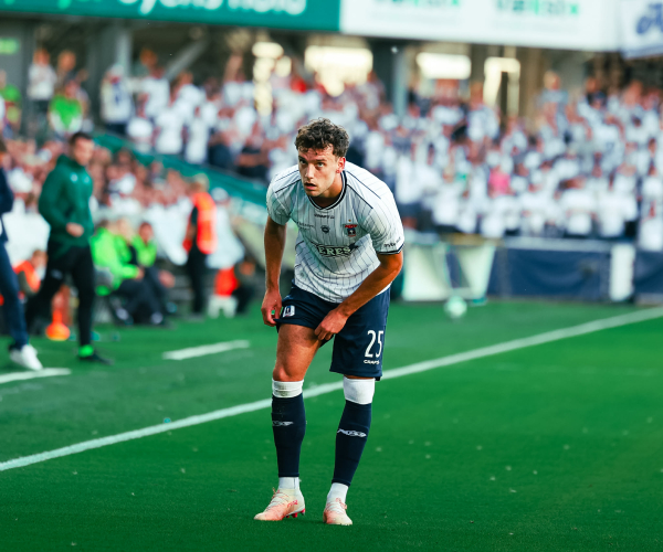 Colin Rösler i sin debut for AGF.