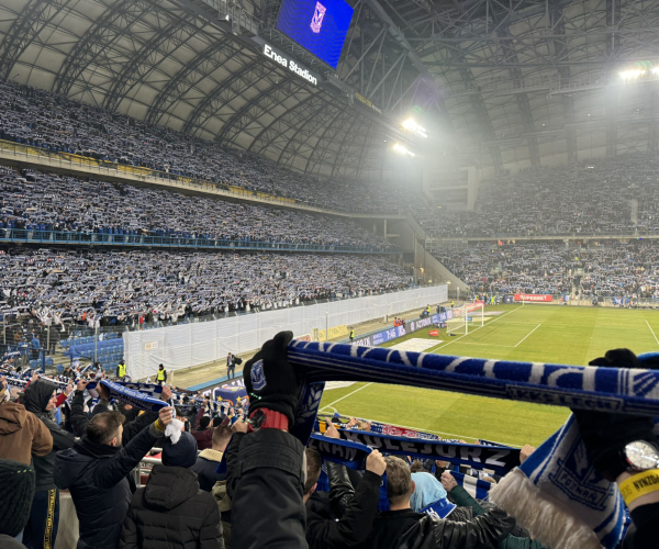 Stadionoplevelse i Poznan.