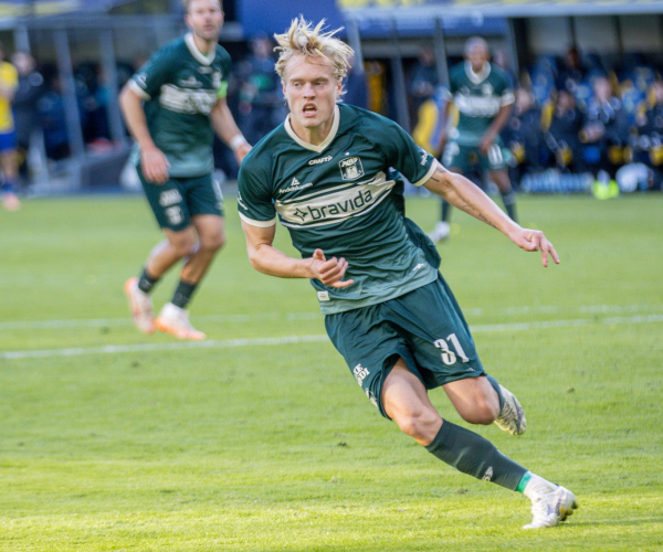Tobias Bech på Brøndby Stadion.