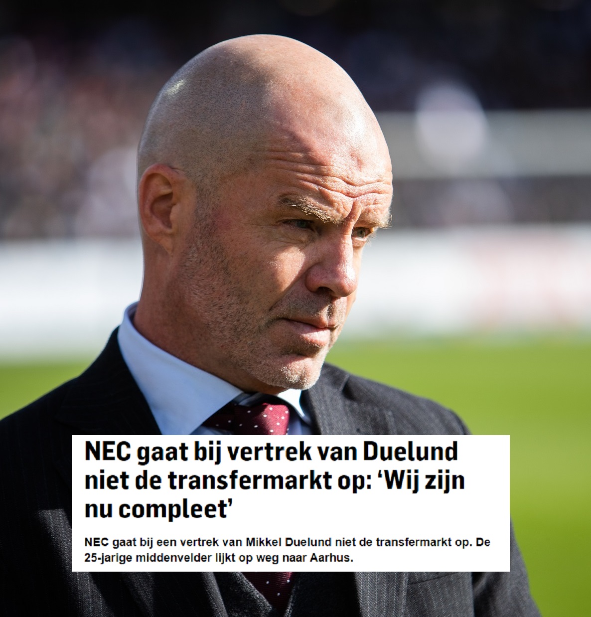 Hollandsk medie: – NEC lukker vinduet, når Duelund forlader klubben
