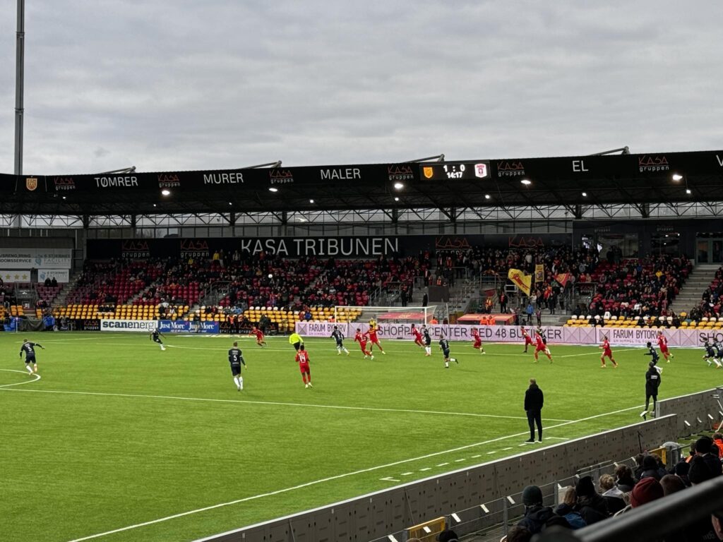 FC Nordsjælland spiller mod AGF på Right to Dream Park.