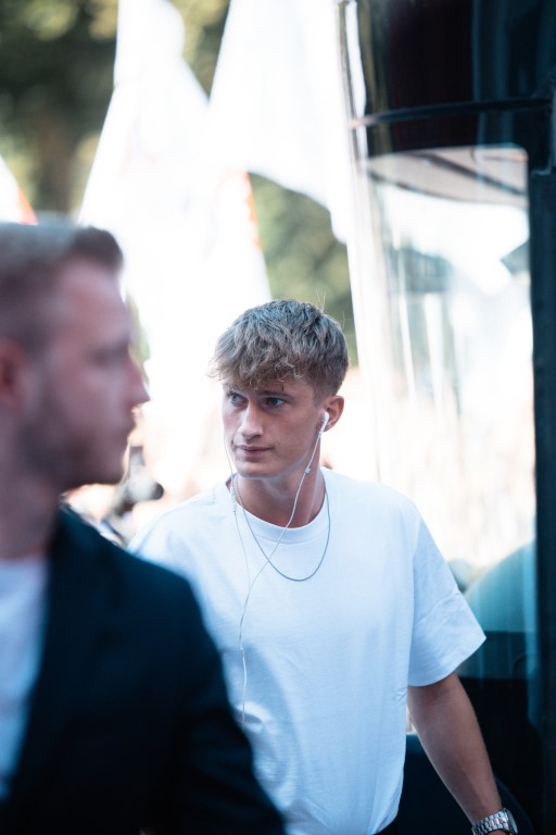Jacob Andersen ankommer til Ceres Park.