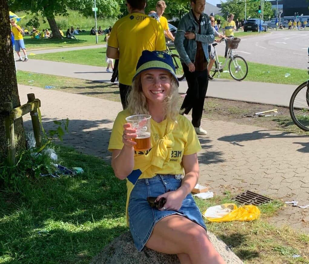 Louise Stisen er Brøndby-fan.