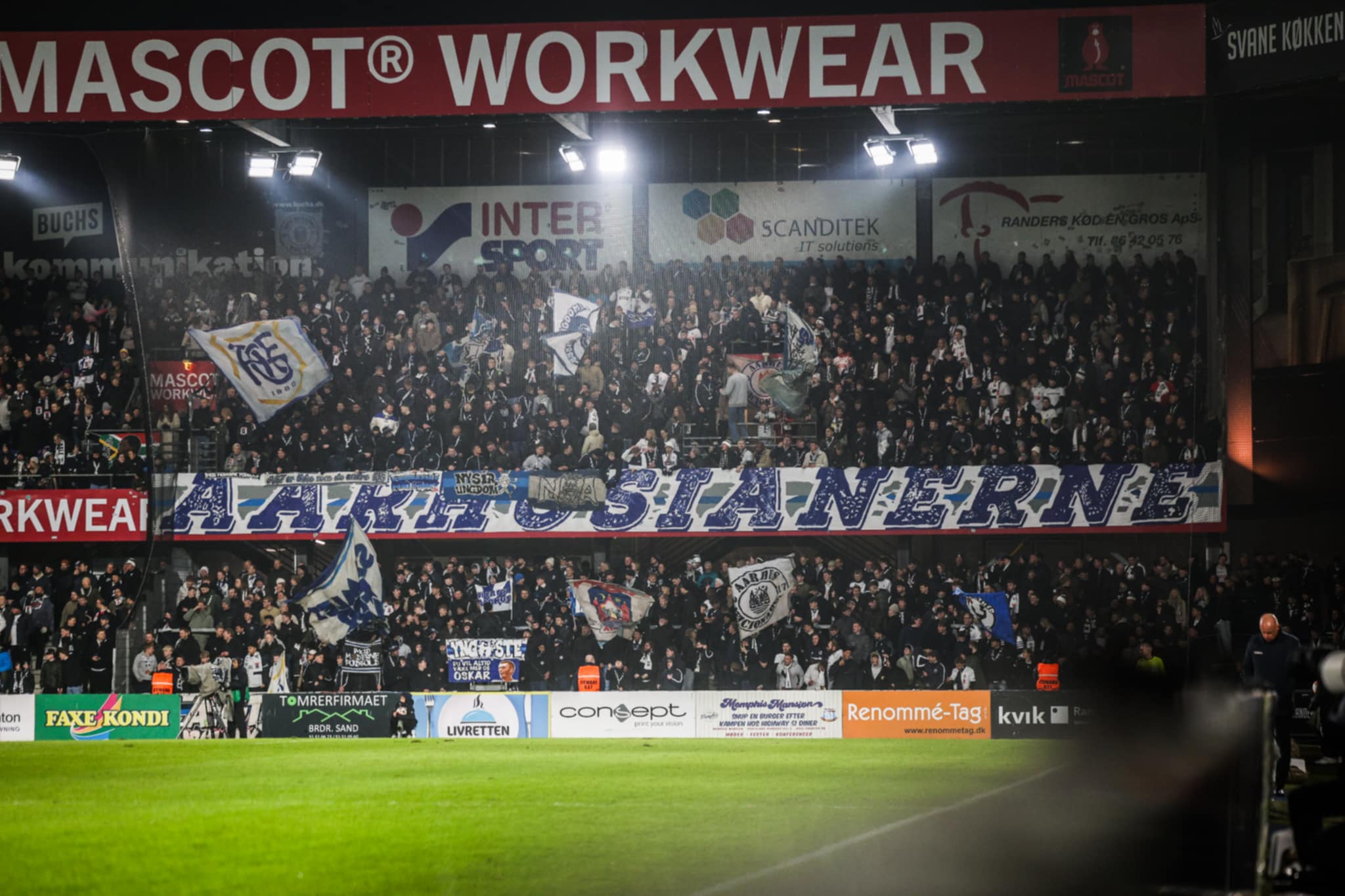AGF-fans på Cepheus Park.