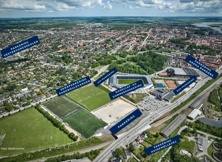 Parkering i Randers.