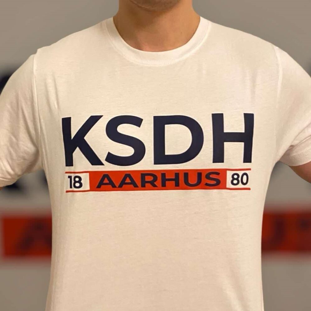 KSDH Aarhus 1880 T-shirt i Hvid
