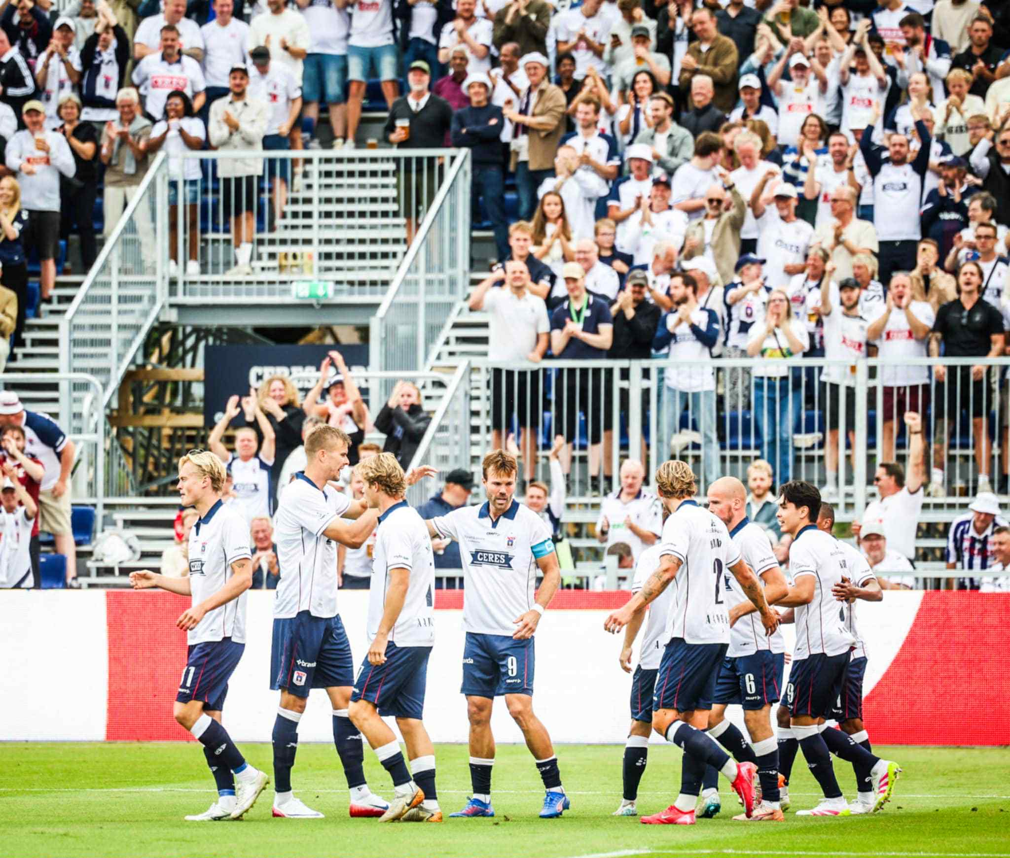 Paddy score efter 4 minutter mod Randers FC.