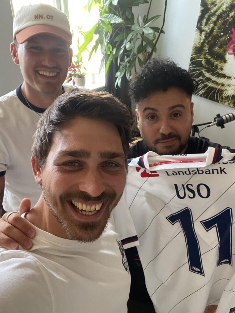 USO, Jonas Roulund og Andreas Stenshøj i Lyden AGF.