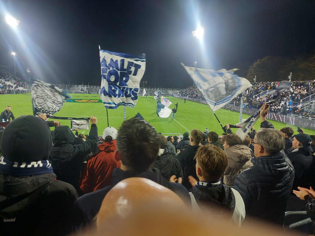 AGF-fans på Ceres Park Vejlby mod Sønderjyske.
