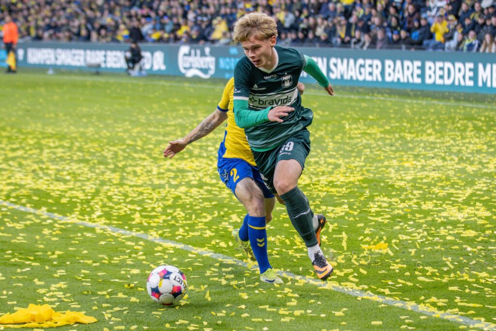 Frederik Emmery på Brøndby Stadion.