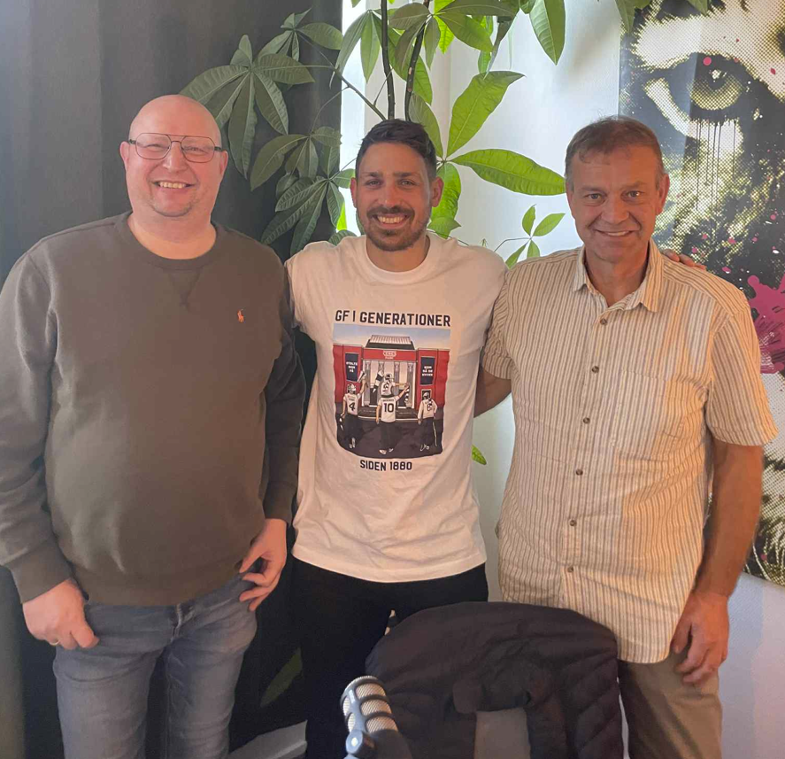 Peder Forsman, Jonas Roulund og Niels Wolthers.