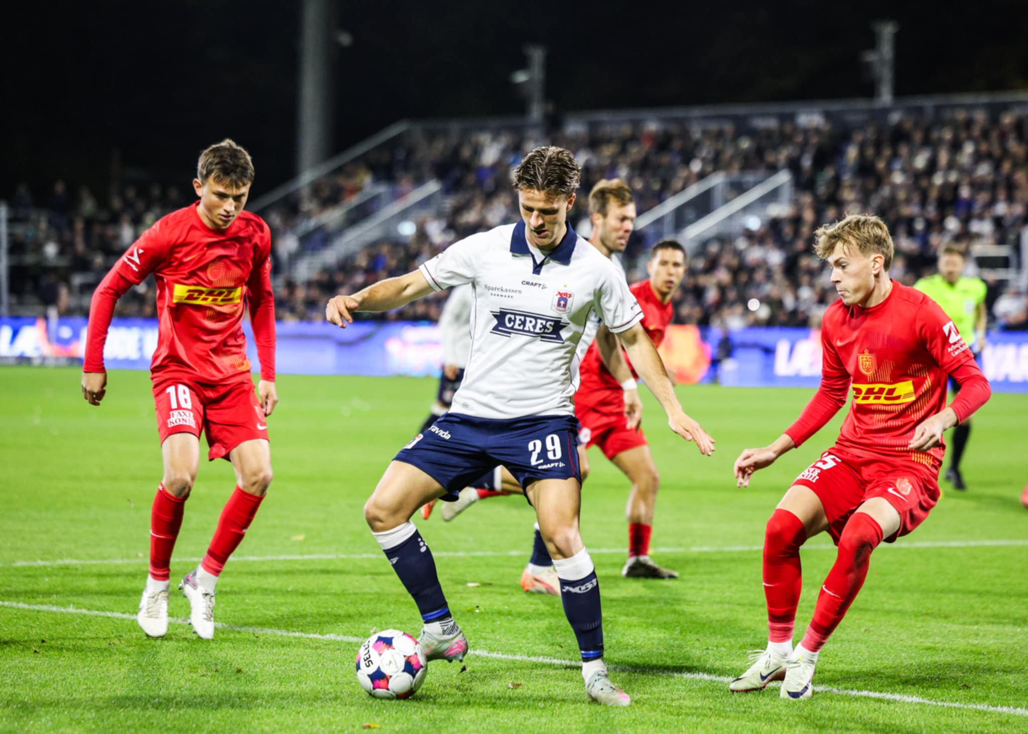 Rasmus Carstensen mod FC Nordsjælland.