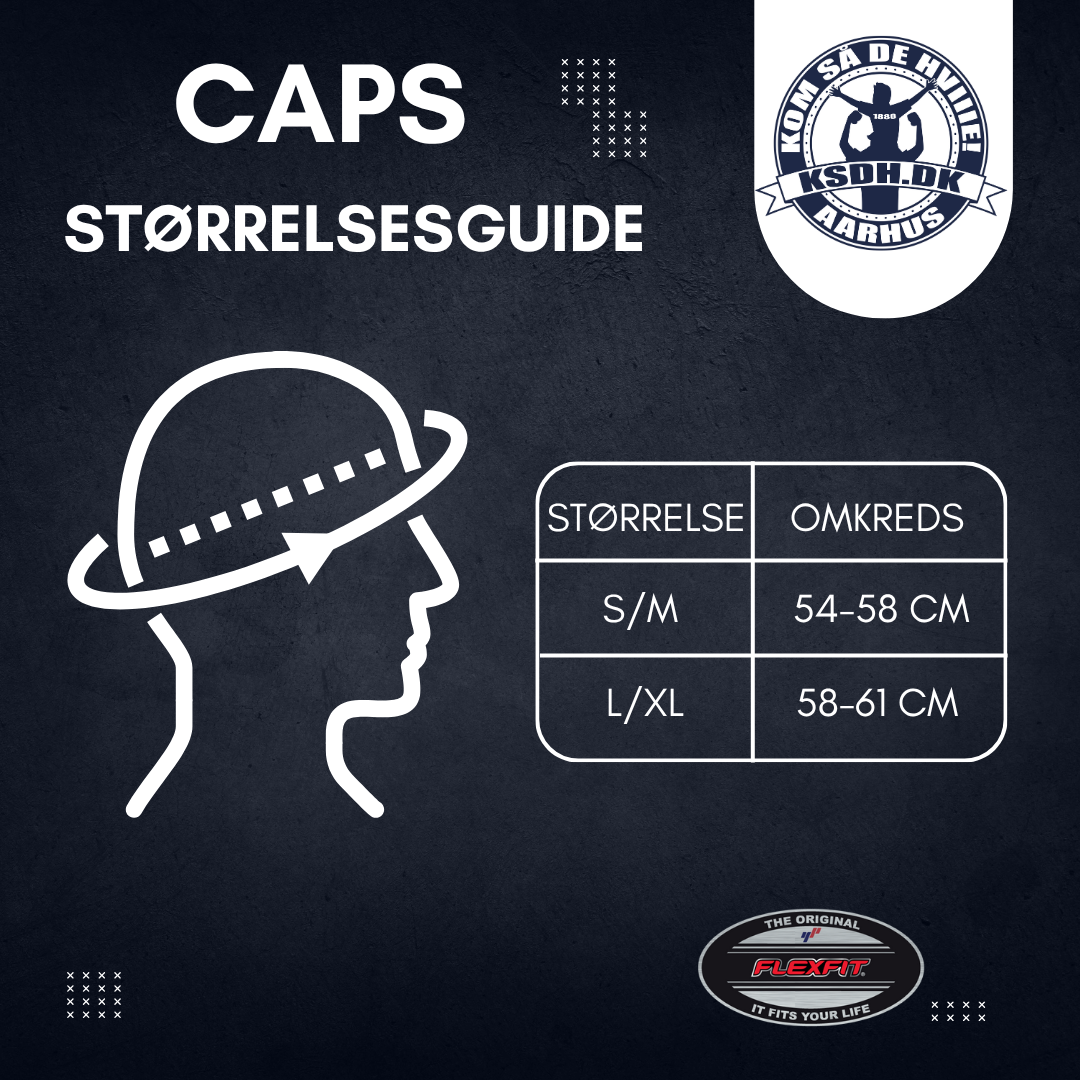 KSDH Aarhus Flexfit Cap - Hvid