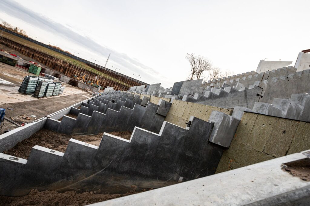 Hældning på stemningsafsnit i Kongelunden.