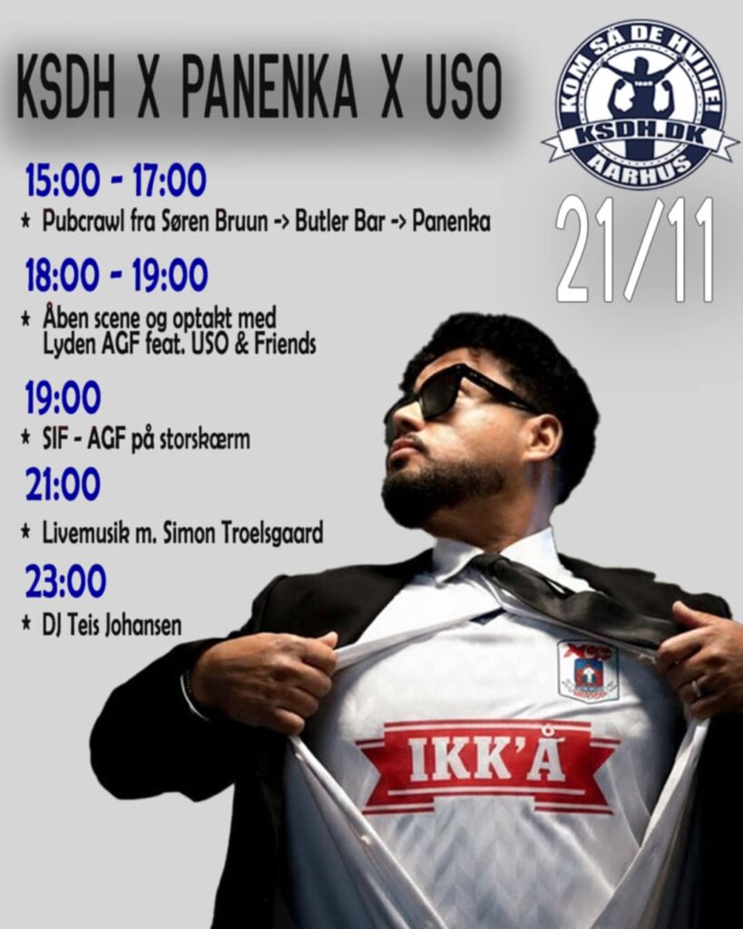 Program for KSDH-fest den 21. november med USO.