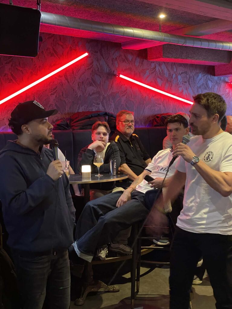 USO laver liveoptræden med Lyden AGF og Jonas Roulund på Panenka.