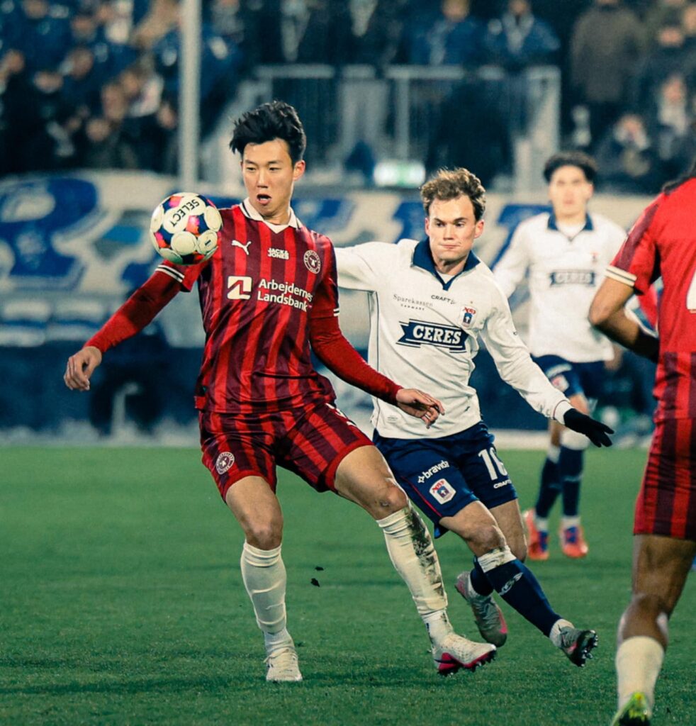 Kristian Arnstad i kamp mod FCM.