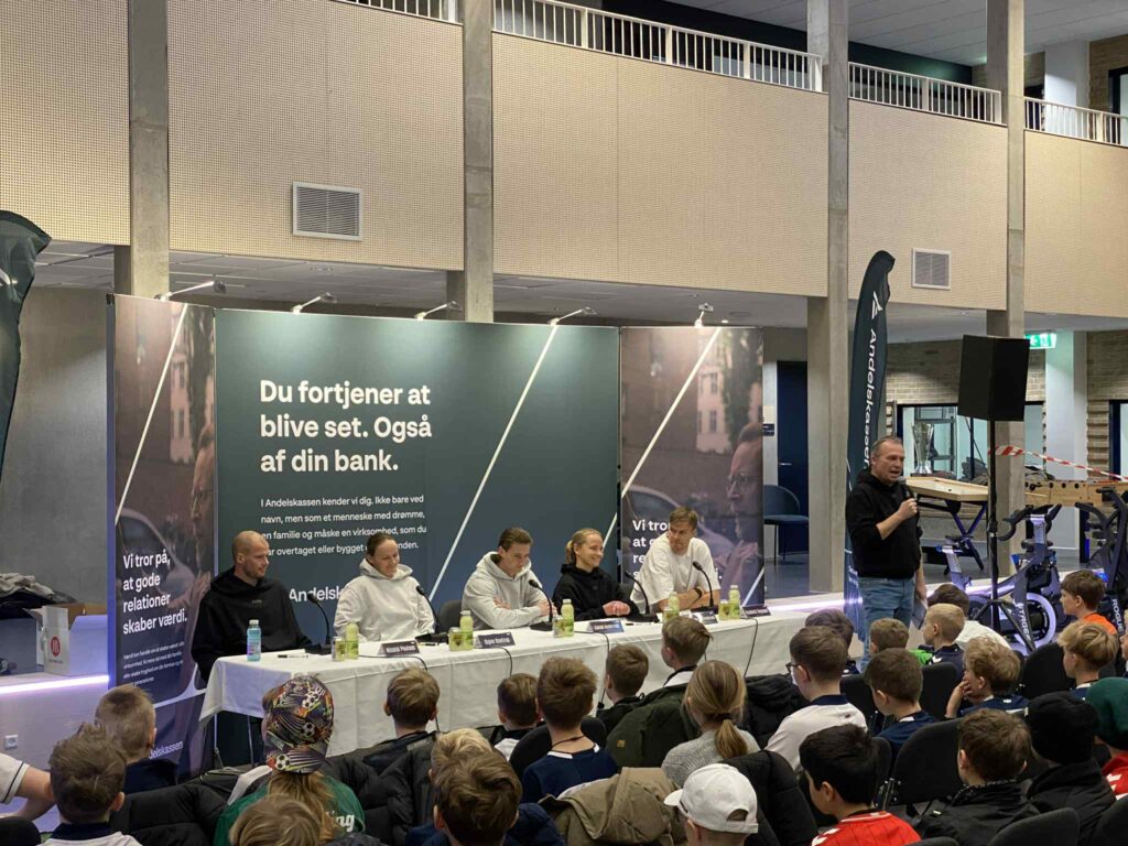 Børnepressemøde 2026 på Fredenvsvang med Tingager, Poulsen og Andersen.