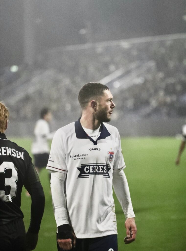 Henrik Dalsgaard i kamp mod FC Midtjylland.