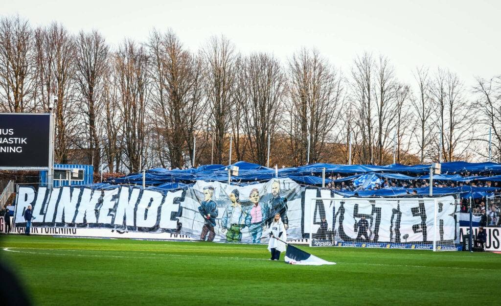 Tifo mod Brøndby IF.