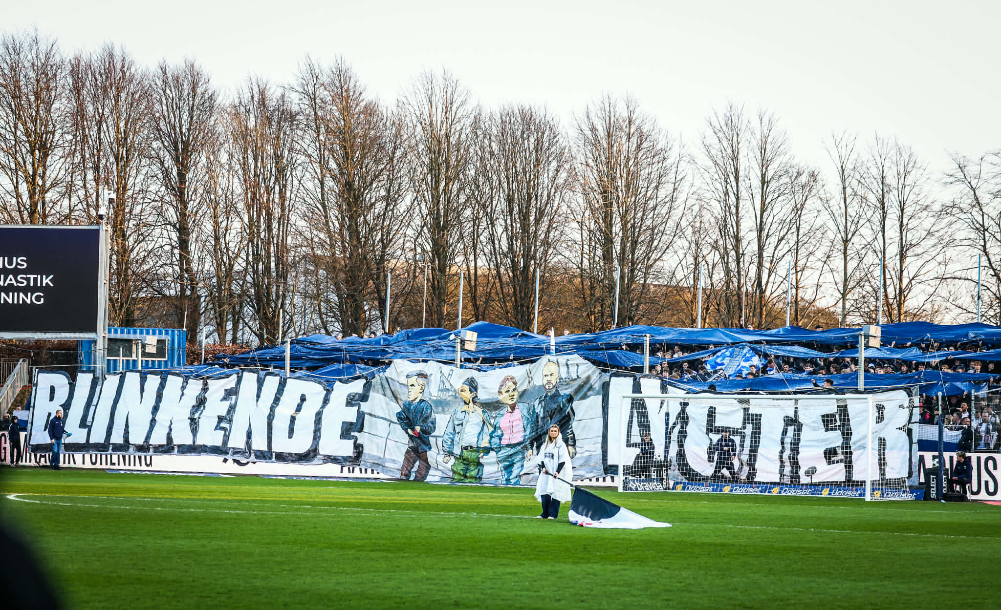 Tifo mod Brøndby IF.