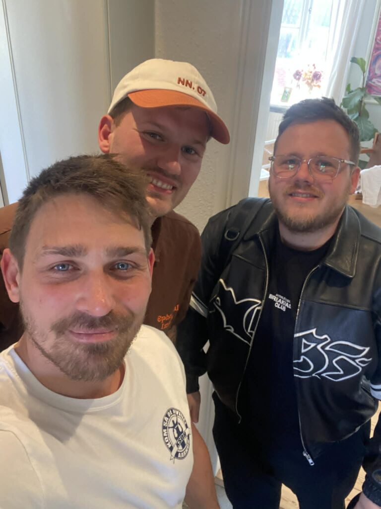Jonas Roulund, Andreas Stenshøj og Lasse Riget Juul.