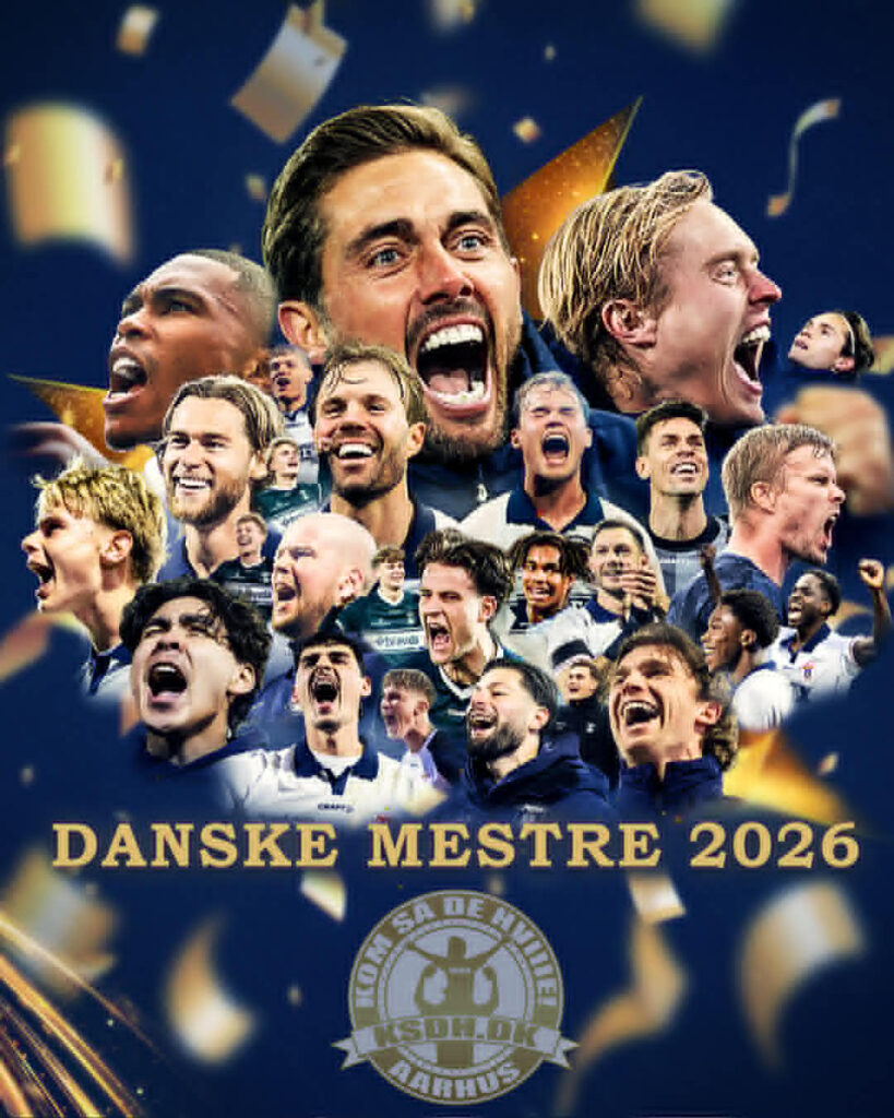 AGF er danske mestre 2026.