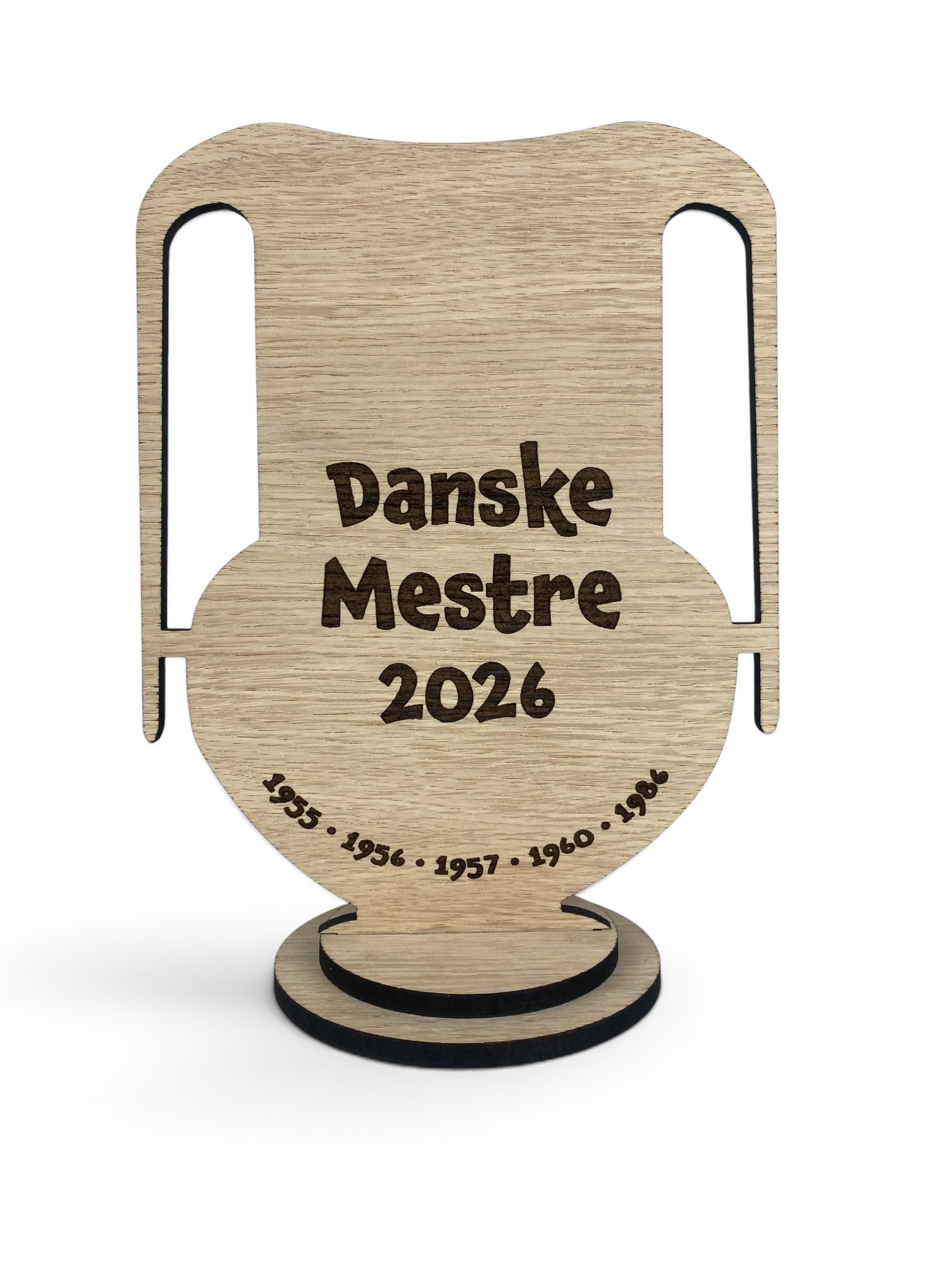 Danske Mestre 2026 Pokal i træ - KSDH