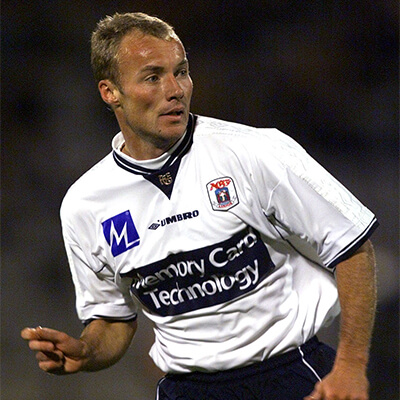 Mads Rieper i kamp for AGF.