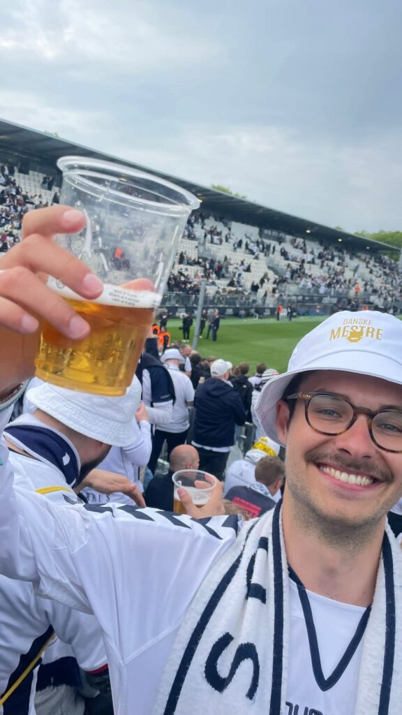 Max Hermann på stadion i 2026.