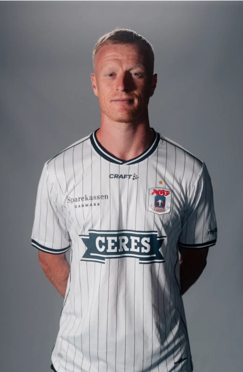 Jens Jønsson i AGF-trøje.