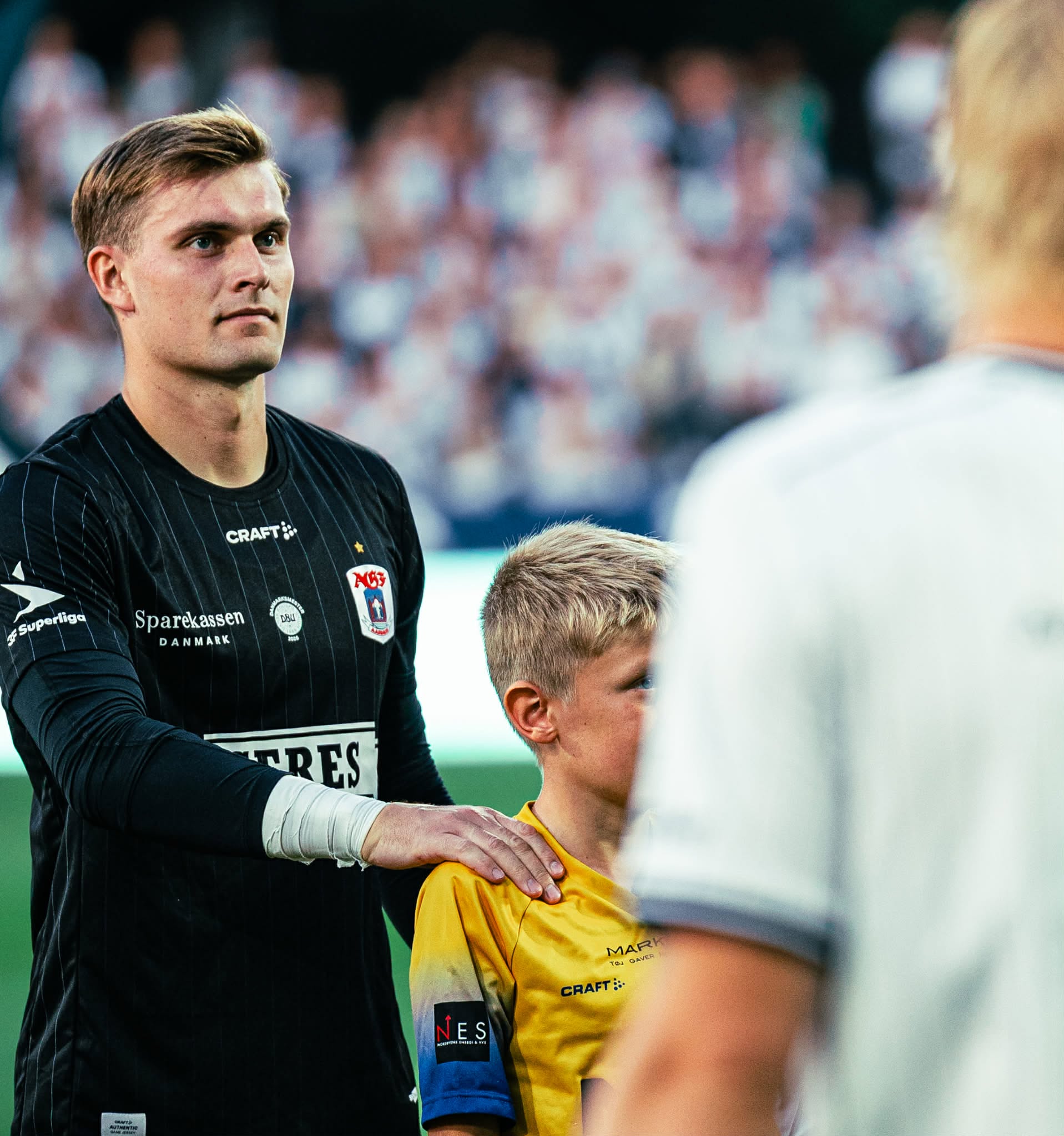 Mads Hedenstad mod Benfica.