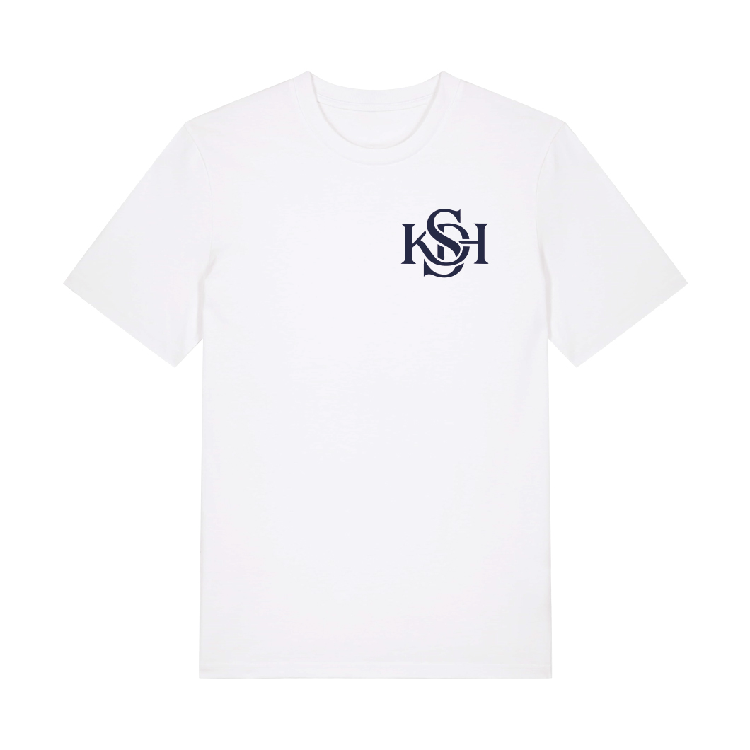 KSDH Monogram T-shirt – Hvid