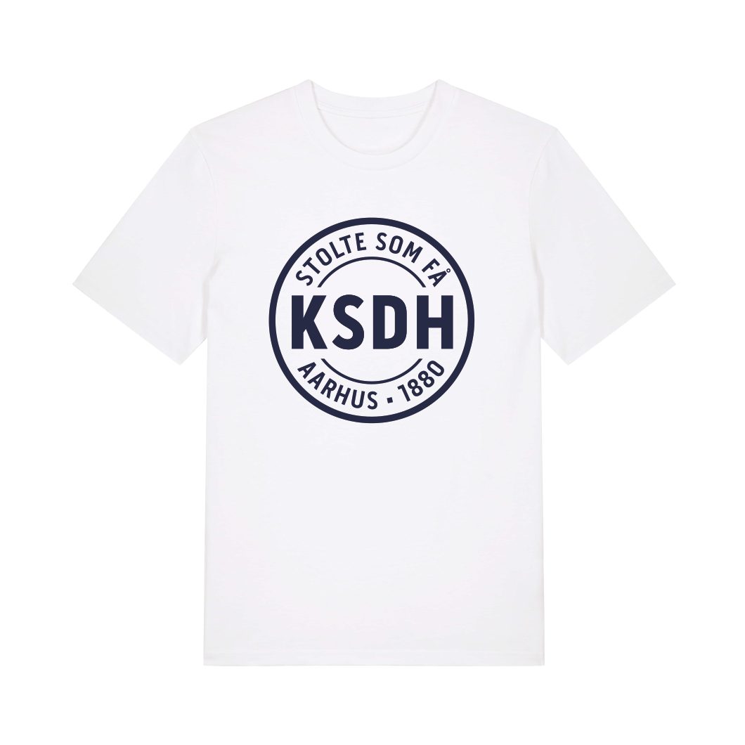 KSDH - Stolte Som Få - Aarhus 1880 t-shirt - Hvid