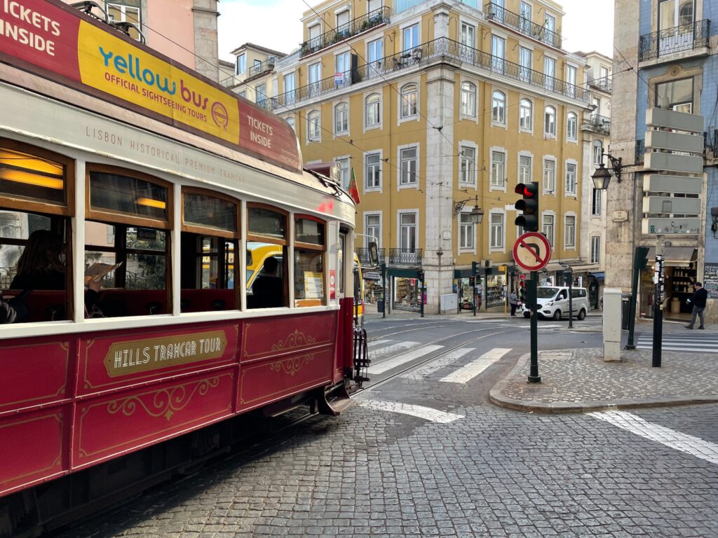 Sporvogn i Lissabon.